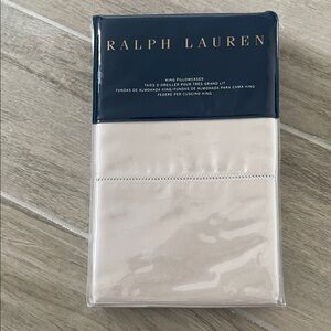 Ralph Lauren Beige King Pillowcases